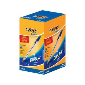 Caneta Esferográfica Bic Cristal Com 50 Unidades