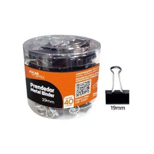 Prendedor Metal Binder 19mm