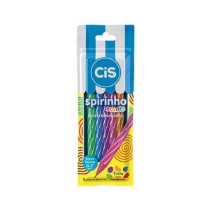 Caneta Esferográfica Cis Spirinho Scents 5 Cores
