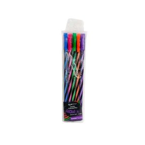 Caneta Esferográfica Jocar Office WOW 5 Cores