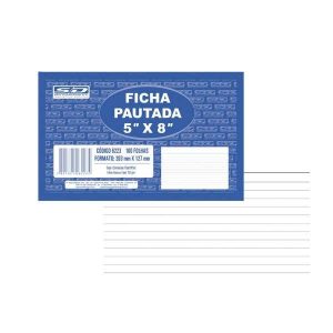 Ficha Pautado 5x8 São Domingos