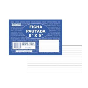 Ficha Pautado 6x9 São Domingos