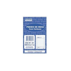 Pedido de Mesa Com Carbono