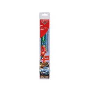 Régua Plástica Tris 30cm Carros