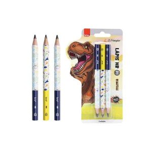 Lápis Grafite HB Triangular Jumbo BRW Raptors