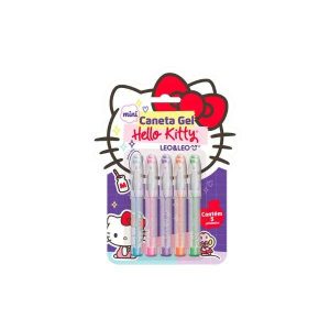 Mini Caneta Colorida Hello Kitty 5 Cores