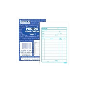 Bloco de Pedido Com Cópia 25x2 103mmx142mm
