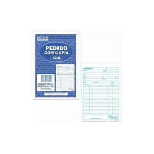 Bloco de Pedido Com Cópia 25x2 137mmx207mm