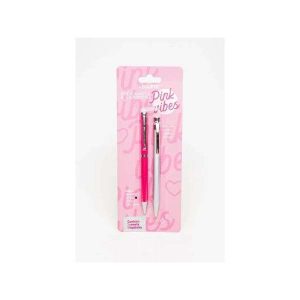 Lapiseira + Caneta LeoArte Pink Vibes
