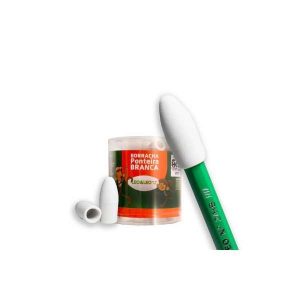 Borracha Ponteira para Lápis Branca