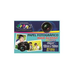 Papel Fotográfico High Glossy 250g/m² 10x15mm Off Paper