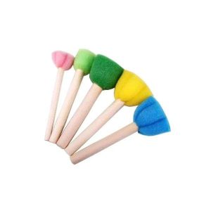 Kit Pincel Batedor de Espuma c/5 Formas