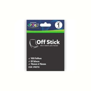 Bloco Adesivo Para Recado Off Stick