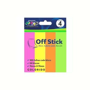 Bloco Adesivo Para Recado Off Stick