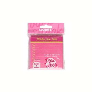 Bloco Adesivo LeoArte Pink Vibes