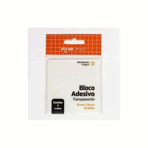 Bloco Adesivo Jocar Office Transparente