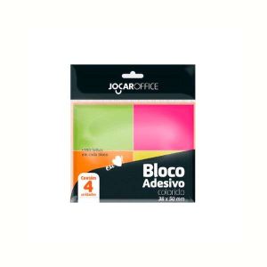 Bloco Adesivo Jocar Office Cor Neon