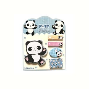 Kit Notas Adesivas Meu Pandinha Azul