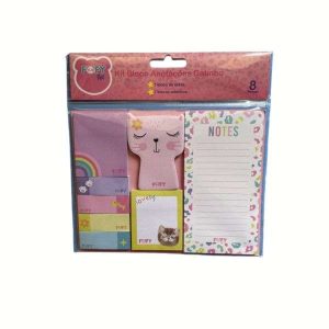 Kit Bloco Adesivo Gatinhos