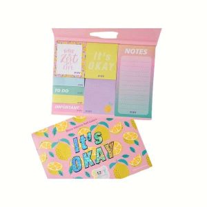 Kit Bloco Adesivo Soft Colors
