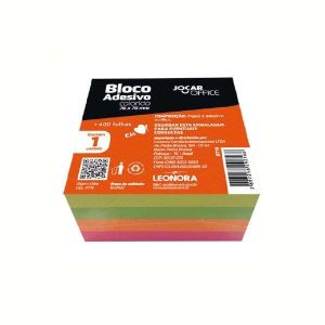 Bloco Adesivo Jocar Office Cor Neon
