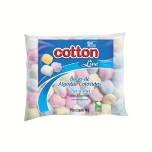 Bolas de Algodão Coloridas