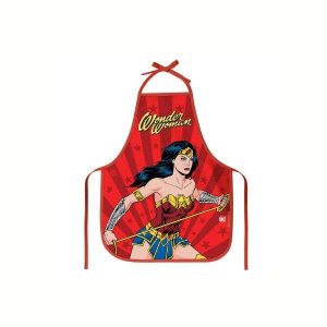 Avental Infantil em PVC Wonder Woman