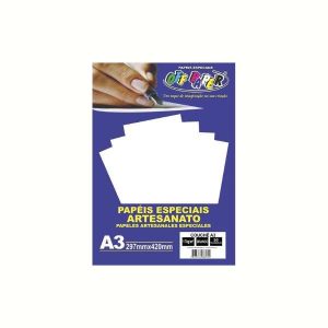 Papel Couchê A3 Branco