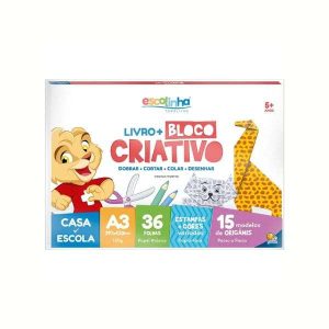 Livro + Bloco Criativo Escolinha Todo Livro A3
