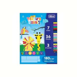 Bloco de Textura Visual 1 A4 180g/m²