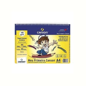Bloco Meu Primeiro Canson A4 140g/m²
