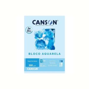 Bloco Canson Aquarela 300g/m² A4
