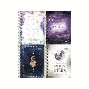 Caderno 1/8 Tilibra Cosmic Magic 80 Folhas