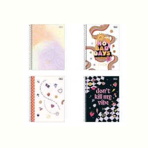 Caderno 1/8 Tilibra Capricho 80 Folhas