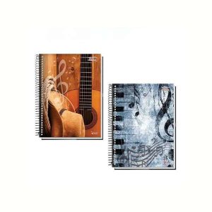 Cardeno de Música 1/4 Capa Dura 64 Folhas