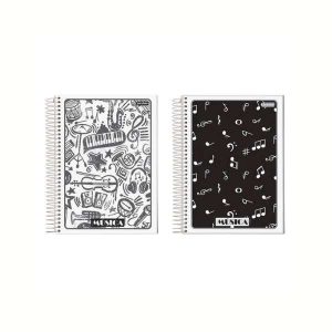 Caderno de Música Capa Flexível A4 40 Folhas