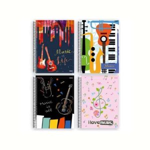 Caderno de Música A4 80 Folhas