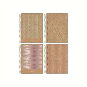 Caderno 1/8 Jandaia Kraft Color 80 Folhas