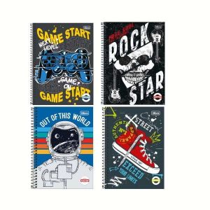 Caderno 1/4 Tilibra 160 Folhas