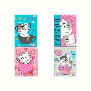 Caderno 1/4 Nova Caderno Snowball 80 folhas