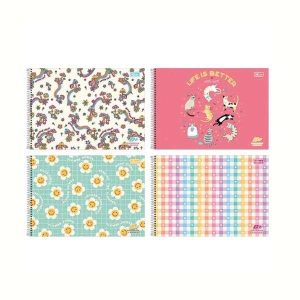 Caderno Meia Pauta Tilibra Spice 40 Folhas