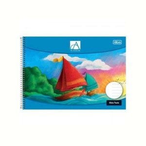 Caderno Meia Pauta Tilibra Academie 40 Folhas