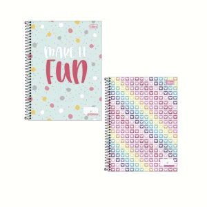 Caderno Quadriculado 1x1 Tilibra 96 Folhas
