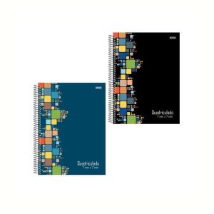 Caderno Quadriculado 10x10mm 80 Folhas
