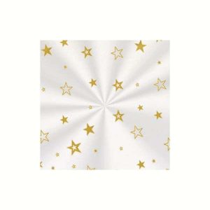 Saco de Celofane Estrela Dourada 25x37