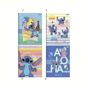 Caderno Brochura Stitch Foroni 80 fls
