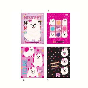 Caderno Brochura Miss Pet 96 fls