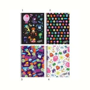 Caderno Espiral Divertidamente Foroni 80 Folhas