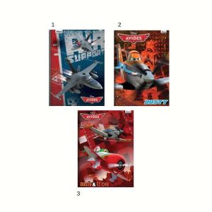 Caderno Brochura 1/4 Disney Aviões 96 Folhas