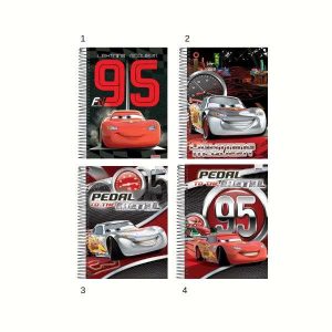 Caderno Espiral Disney Carros Foroni 96 Folhas
